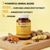 Carbamide Forte Curcumin Tablets with Piperine and 95% Curcuminoids | Anti inflammatory Supplement for Adults | With Curcuma Longa, Turmeric & Ginger Root extract | 90 Veg Tablets view 3