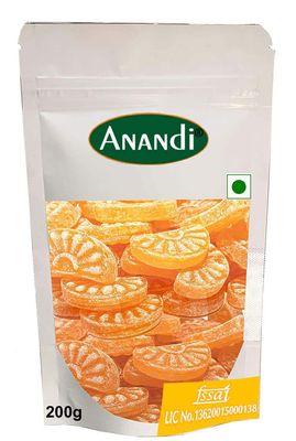 Anandi Santra Hard Boiled Candy,Orange Candy,Santra Khatti Mtthi Goli ,Candy ,Toffee,Santra Goli -200g