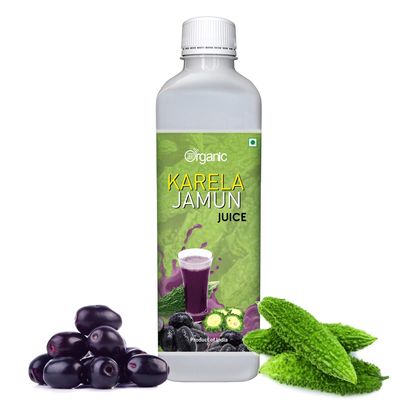 360 Degree Organic Karela Jamun Juice for Controls Blood Sugar Levels | Fights Cholesterol | Helps Improves Digestion | Helps Build Immunity | Skin Wellness - No Added Sugar - 500 ml (Pack 1)
