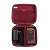 Hermitshell Hard Travel Case for Wahl Professional 8061-100 8164 5-Star Series Rechargeable Shaver Shaper (Black+Maroon) view 1