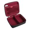 Hermitshell Hard Travel Case for Wahl Professional 8061-100 8164 5-Star Series Rechargeable Shaver Shaper (Black+Maroon) view 3