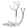 Shaving Razor and Brush Stand, Stainless Steel Shaving Holder, Compatible with Long and Short Handle Safety Razor, Stright Razor and Barber Razor view 1