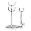 Shaving Razor and Brush Stand, Stainless Steel Shaving Holder, Compatible with Long and Short Handle Safety Razor, Stright Razor and Barber Razor view 3