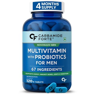 Carbamide Forte Multivitamin Tablet For Men | Multi vitamin Tablet For Men | Best Multivitamin For Mens For Immunity & Energy | Best Multivitamin Tablets For Testoterone Booster | 120 Tablets