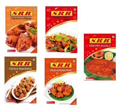 S.R.R Chicken 65, Manchurian, Fish Fry and Chicken Chilly Combo Pack
