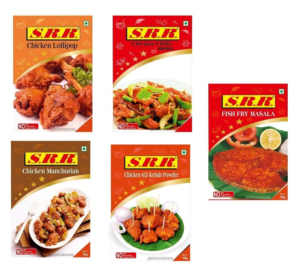 S.R.R Chicken 65, Manchurian, Fish Fry and Chicken Chilly Combo Pack