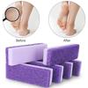 2 in 1 Pumice Stone for Feet,6 Pack Foot Scrubber & Callus Remover, Stone Scrubber for Hard Skin,Foot Pumice,Dead Skin Remover for Feet, Heels, Hands and Body view 3