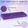 2 in 1 Pumice Stone for Feet,6 Pack Foot Scrubber & Callus Remover, Stone Scrubber for Hard Skin,Foot Pumice,Dead Skin Remover for Feet, Heels, Hands and Body view 4