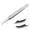 G.S Fine Tip Tweezers Stainless Steel Pro Eyelash Extension Hair Remover Tweezer L-Shape Tip With Non Slip Handle ELT-05 view 1