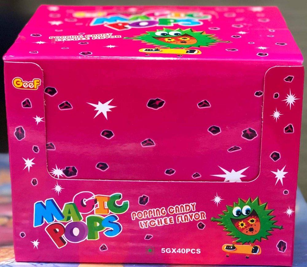 CAPTAIN Geef Magic Pop Lychee 5 Gram 40Pcs