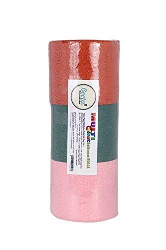 Beeta Ultra-Soft Coloured Toilet Tissue Paper Roll - 2 or 3 Ply Bath Tissue- (Pack of 2) -Colors Vary as Per Availability-Assorted or Identical Colors)