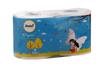Beeta Printed Ultra-Soft Toilet Tissue Paper Roll,2-Ply Bath Tissue -Assorted Design - (Pack of 2)- Total 4 Rolls view 1