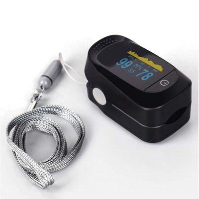DR VAKU Professional Pulse Oximeter Fingertip, SpO2 and PR Value Monitor, Blood Oxygen Saturation Meter with Sleep Monitoring, Black