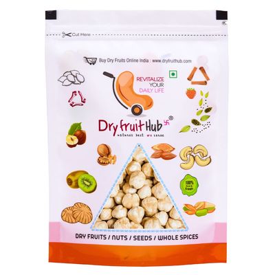 Dry Fruit Hub Turkish Hazel Nuts 100g Without Shell | Whole Natural Hazelnuts Dry Fruits | Crunchy, Fresh & Unsalted | Perfect For Snacking & Baking