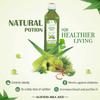 Axiom Jeevanras Aloe Vera + Amla Juice | Ayurvedic Juice for Glowing Skin | Helpful for Acne and Metabolism | Improves Skin Health | For Holistic Skin & Hair care | 100% Ayurvedic - 1000mL view 3