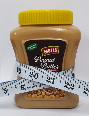 EXOTES, Peanut Butter Honey Sweetened Crunch Pouch g, Natural, 1000 gram