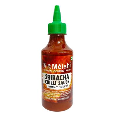 Meishi Sriracha Chilli Sauce | 250g | Medium Hot | Tangy Garlic Chilli Flavor