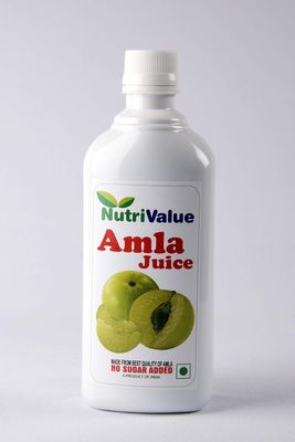 NutriValue Amla Juice | No Sugar Added | Immunity Booster | Powerful Antioxidant| (Pack of 3) 500 ml x 3