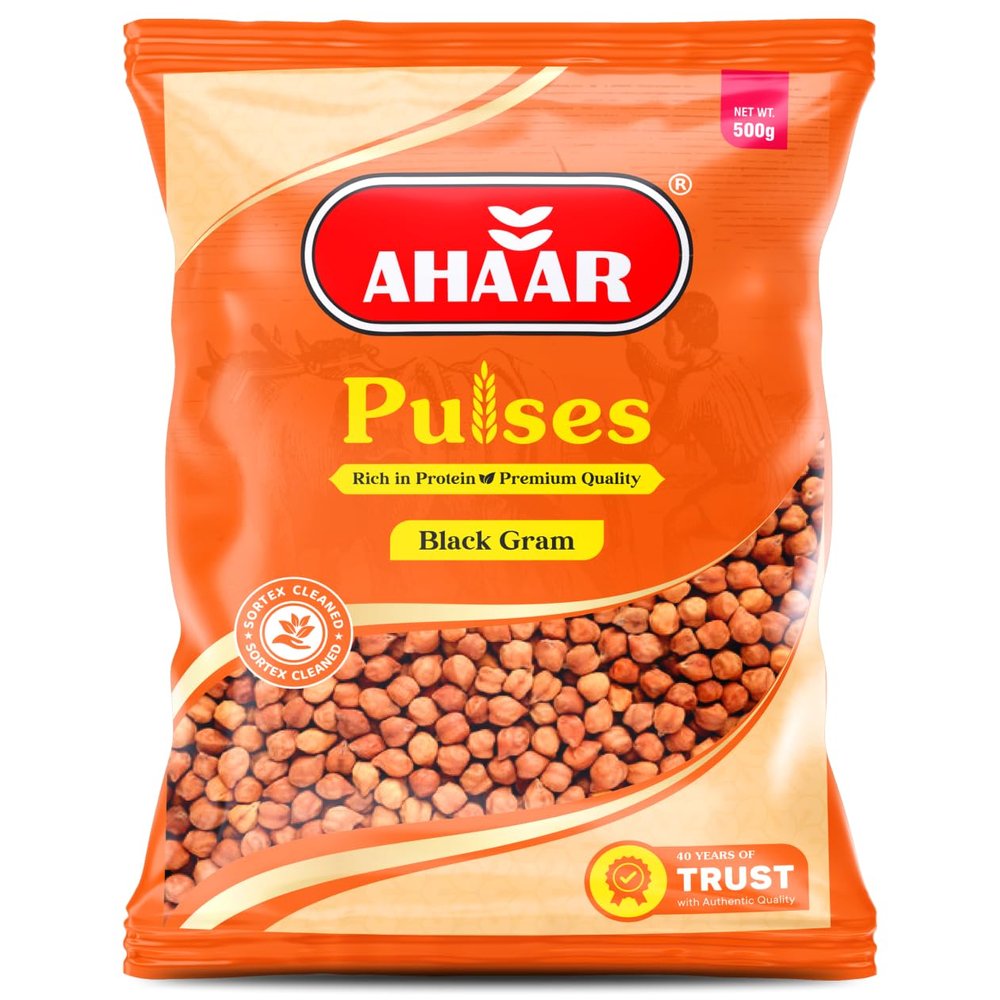 Ahaar Chana Brown 2Kg /Kala Chana whole (500g X 4 pack)