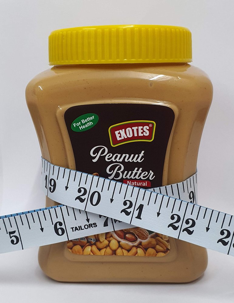 EXOTES, Peanut Butter Honey Sweetened Smooth Pouch g, Natural, 1000 gram