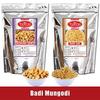 Yuvraj Food Product Rajjasthani mangodi & Moong Badi spical Marwari Mungodi Sabzi Bikaneri Hand made (HIng wadian) Combo pack 2 (400 gm x 2) with Free kasuri methi pack view 2