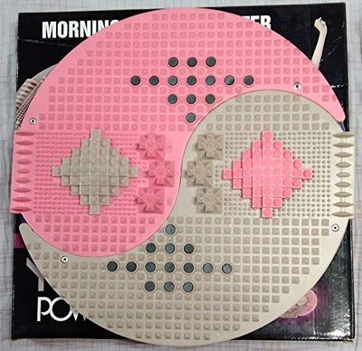 ACi Acupressure Yin Yang Mat - Powermat With Pyramids and Magnets with Get Free Booklet 60 Tips to Boost Energy,Pain Relief & For Total Health