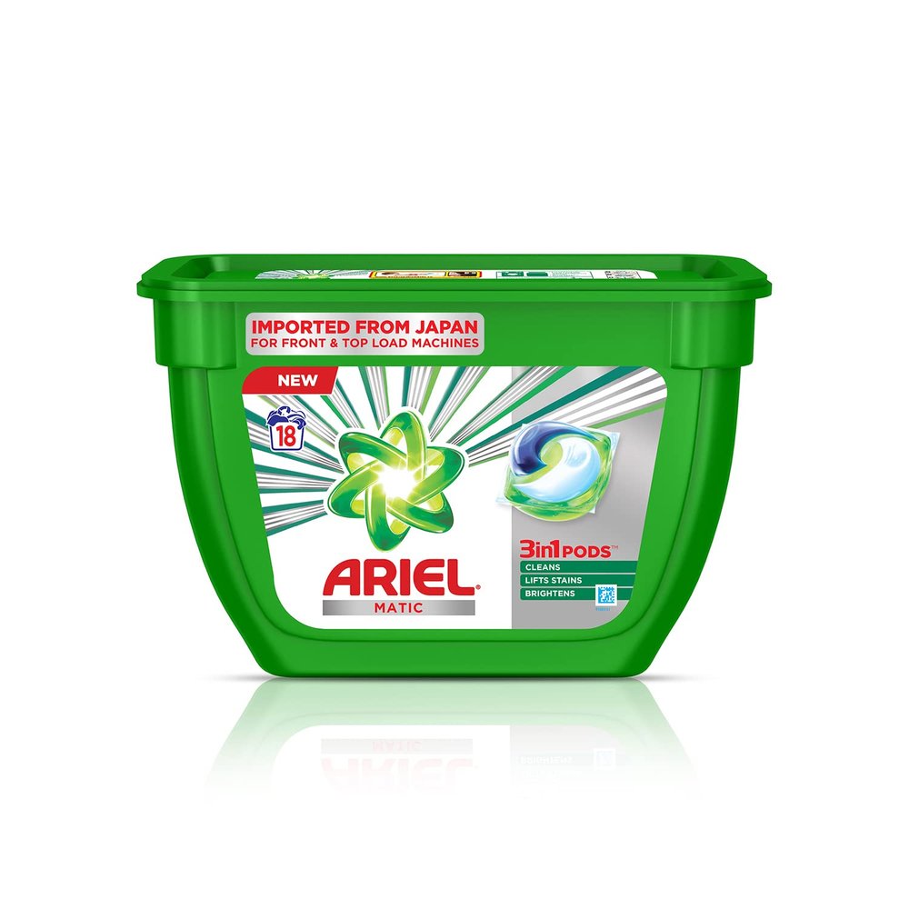Ariel Matic 3in1 PODs Detergent Pack 18 ct