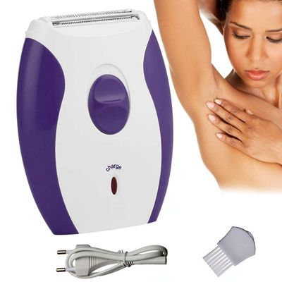 OSL 2in1 Women Lady Rechargable Waterproof Full Body Hair Remover Trimmer Painless Epilator Foil Shaver Electric Razor 3 Blades Multicolor (3 year Warranty)