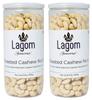 Lagom Gourmet Roasted Cashews 1 kg | Lightly Salted | No Oil Used | Dry Roasted To Perfection | No Preservatives | No Artificial Flavors | Gluten Free | Vegan | Non GMO | Nuts Dry Fruits | Kaju view 1