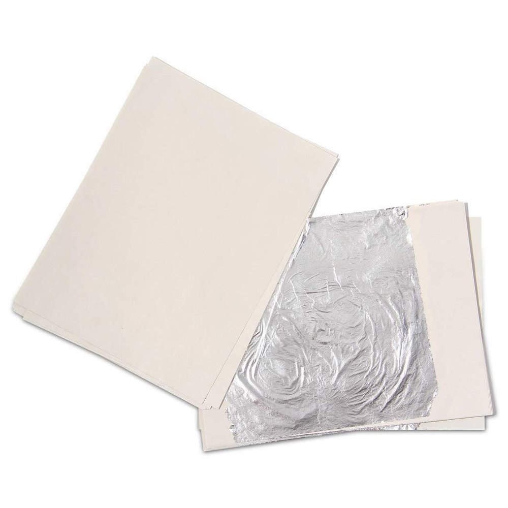 Being Marwari Chandi Vark/German 100% Pure World's Finest Silver Leaves - 20 Leaves