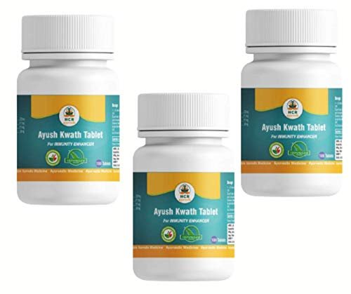 Ayush Kwath Tablet-Immunity Booster-100 Herbal Tablets PACK OF 3