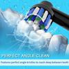 8pcs Cross Angle Brush Heads Compatible with Oral B Electric Toothbrush. 4er White and 4er Black. Compatible with Cross Action Pro 1000 and Other Oral B Electric Toothbrush. view 4