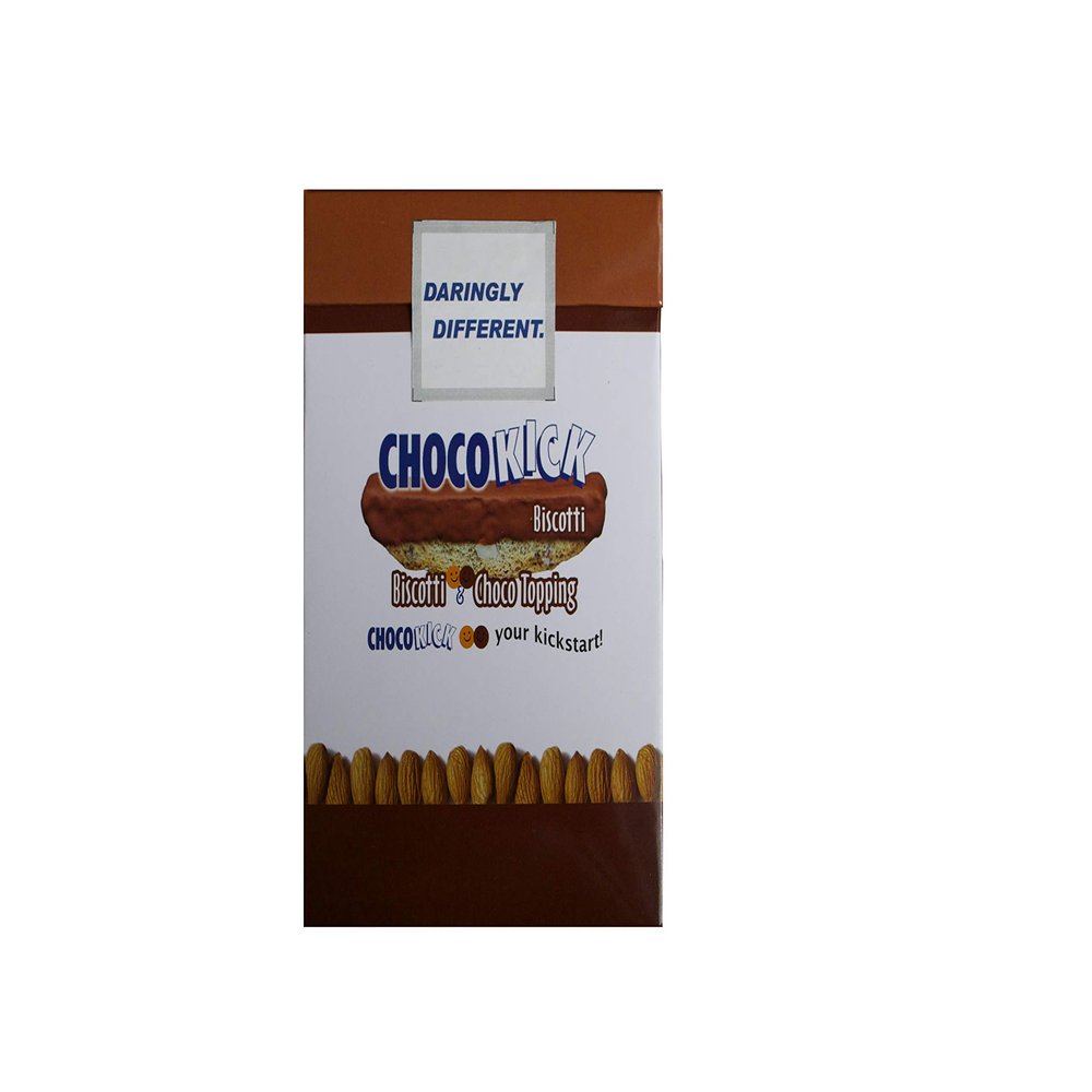 Chocokick Biscotti Bar Choco Topping (25 gramsrm x10nos)