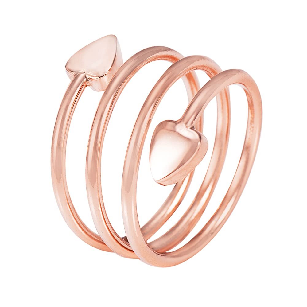 2020 New Wollet Magnetic Copper Ring Adjustable Size for Arthritis for Women Men Magnetic Therapy Ring with Strong Magnets Healing Copper Ring (CPR-0130R, 57.5mm)