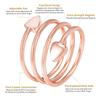 2020 New Wollet Magnetic Copper Ring Adjustable Size for Arthritis for Women Men Magnetic Therapy Ring with Strong Magnets Healing Copper Ring (CPR-0130R, 57.5mm) view 3