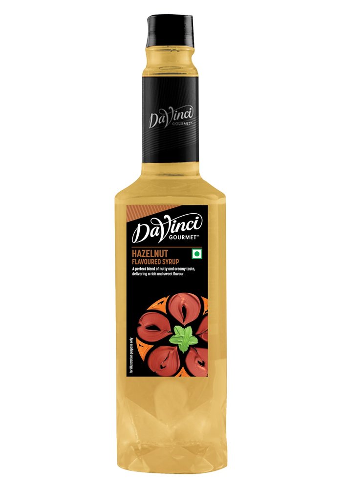 DaVinci Gourmet Hazelnut Flavoured Syrup | 750ml Bottle | Rich Nutty Syrup for Coffee, Lattes, Milkshakes, Desserts & Cocktails | Premium Caf-Style Syrup for Home & HoReCa Use