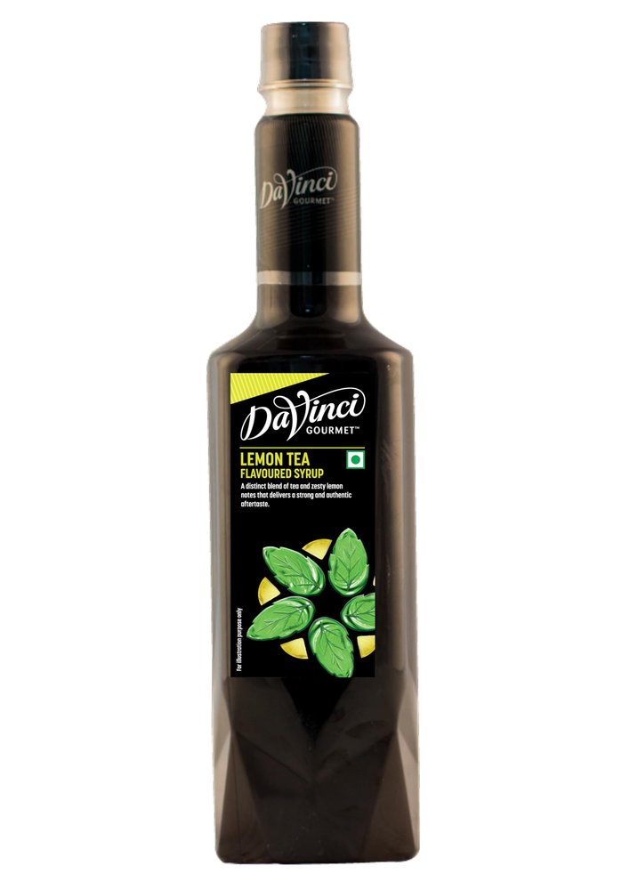 DaVinci Gourmet Lemon Tea Flavoured Syrup | 750ml Bottle | Zesty Citrus Syrup for Iced Tea, Lemonades, Mocktails, Cocktails & Desserts | Caf-Style Syrup for Home & HoReCa Use