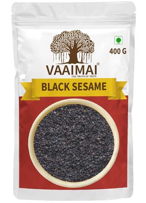 VAAIMAI Black Sesame Seeds / Kaala Til, 400g