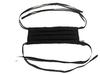 DARIO Pure Cotton Surgical face mask 2-Layer 9"x7" (Qty 2) Washable Reusable Autoclave, OT Linen Trusted by Doctors (Black) view 2