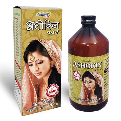 Laxmi Ashokin Fort For Women's Health(Period Cramps,Mood Swings,Feminine Pain Relief)450Ml Syrup