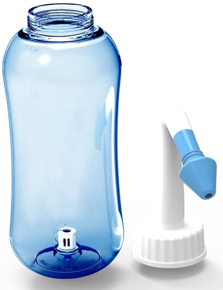 3NH Adults Children Neti Pot Standard Nasal Nose Wash Yoga Detox Sinus Allergies Relief Rinse 300Ml