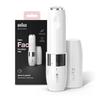 Braun Face Mini Hair Remover FS1000, Electric Facial Hair Remover for Women, Quick, Instant, Gentle, Painless, Smooth Skin, Glow On-The-Go, with Smartlight, for Upper Lips, Chin, Cheeks, Peach Fuzz view 1