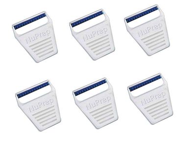SHREY & SANK NuPrep Disposal Razor Blade Men/Women Premium Stainless Steel Edge Razor For Delicate Skin Disposable Easy To Use (PACK OF 3-6-9-12-24-50) (PACK OF 6)