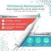 HealthSense Clean-Care ET 720 Rechargeable Sonic Electric Toothbrush with Extra Head & Dust Cover | IPX7 Waterproof & 5 Dynamic Cleaning Modes | One Year Warranty (White) view 2