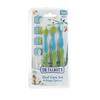 Dr. Talbot's Oral Care Set with Stand; 4-Stage System with 1 Silicone Finger Massager, 2 Massaging Brushes, 1 Soft Nylon Bristle Toddler Toothbrush; 0+ Months, Blue & Aqua view 1