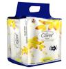 Claret Hygienic Kitchen Towel Roll - 100 Sheets (2 Ply), Soft & Natural, 4 in 1 Pack, Absorbent Paper Towel for Cleaning, Kitchen, Household Use, Multi-purpose, Strong & Durable view 1