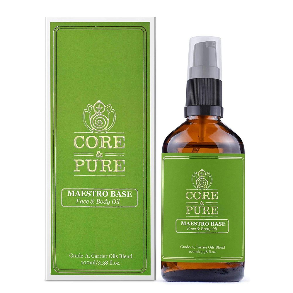 CORE & PURE Maestro Base Massage Oil- Promotes Nourishing and Moisturised Skin |Natural & Exotic Oils Blend|- 100ml