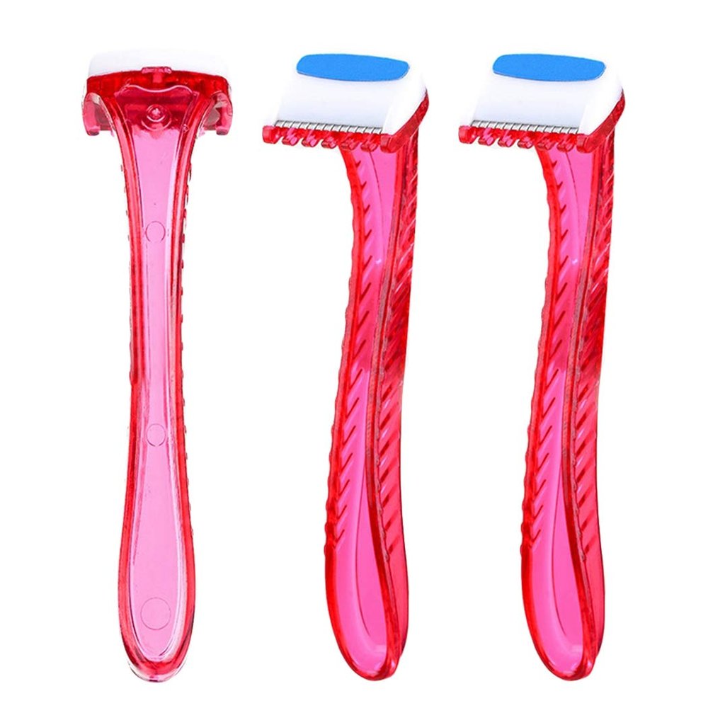 Legendog 3PCS Women Razor Universal Professional Smooth Portable Safety Shaving Razor Manual Razor