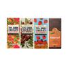 Ambriona & Daarzel Vegan Dark Chocolate Combo Pack of 4 (50g Each) | 70% Roasted Hazelnuts + 70% Cranberries + 70% Strawberries + Daarzel 65% Intense Dark Orange | Gluten Free | Sweetened with Coconut Sugar | Total 200g view 1