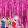 Premium Party Shop Pink Foil Curtain (Pack of 2) view 4
